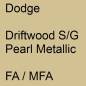 Preview: Dodge, Driftwood S/G Pearl Metallic, FA / MFA.